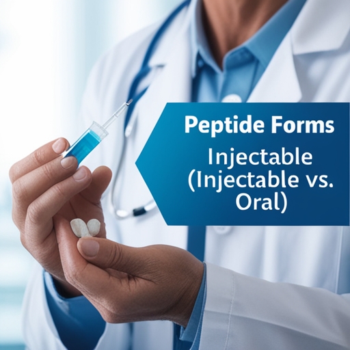 Peptide Forms (Injectable vs. Oral) - Which Is More Effective?